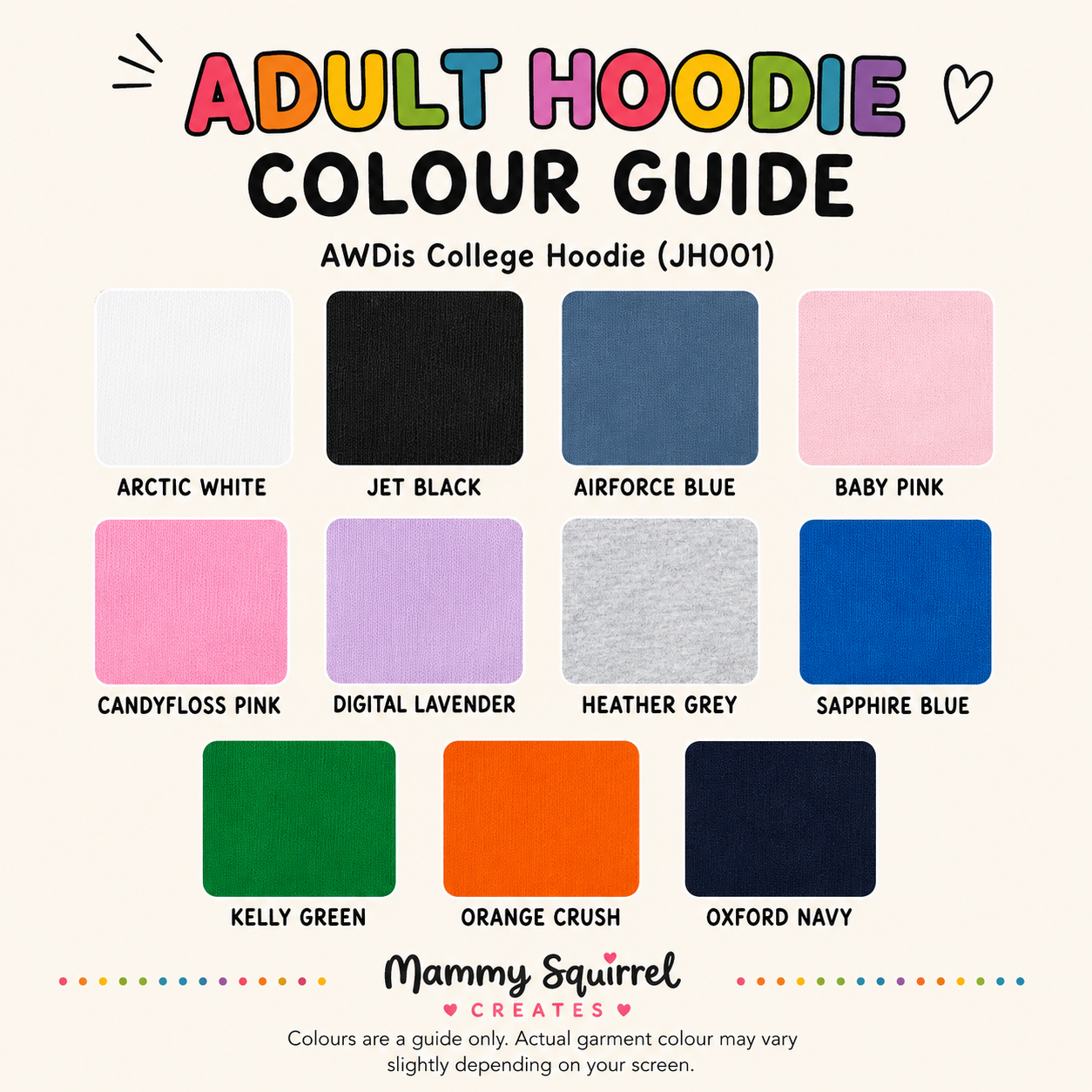 Normal? I’d Rather Be a Rainbow Unicorn Squirrel – Adult Hoodie - Image 2
