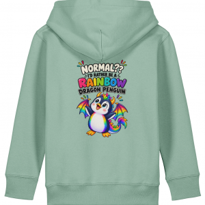 Normal?? I’d Rather Be a Rainbow Dragon Penguin Hoodie
