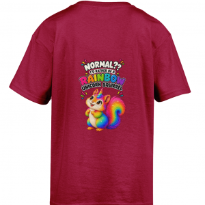 Normal? I'd rather be a Rainbow Unicorn Squirrel! Adult T-shirt