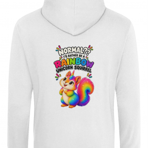 Normal? I’d Rather Be a Rainbow Unicorn Squirrel – Adult Hoodie