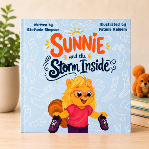 Sunnie and the Storm Inside children's book by Stefanie Simpson