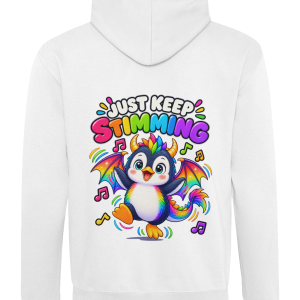 Just Keep Stimming – Rainbow Dragon Penguin T-Shirt / Hoodie